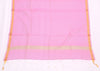 Pink Banarasi Dupatta Indian Art Silk Woven Zari Brocade Long Stole Scarves