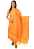 Banarasi Cotton Silk Dress Material Woven Salwar Kameez Dupatta Suit Set Yellow