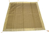Dining Table Top Cover 48 Square Indian Banarasi Silk Woven Paisley Gift Cloth