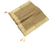 Dining Table Top Cover 48 Square Indian Banarasi Silk Woven Paisley Gift Cloth